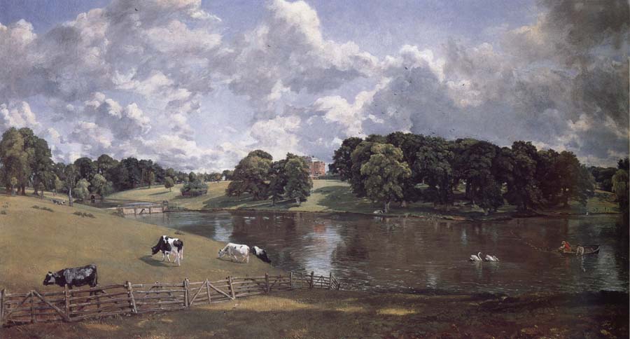 View of the grounds of Wivenhoe Park,Essex